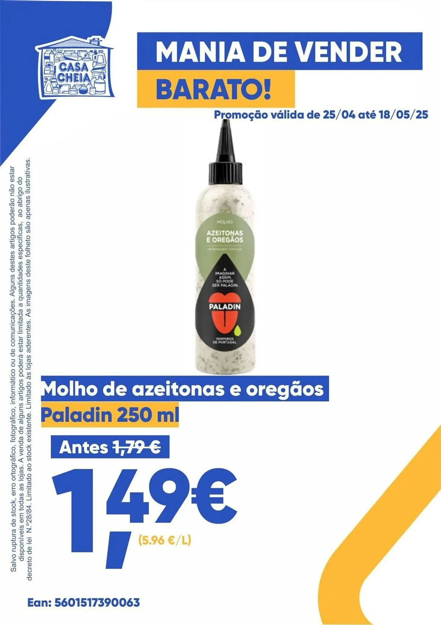 Folheto Folheto Casa Cheia de 25 de abril até 18 de maio 2025 - Pagina 1