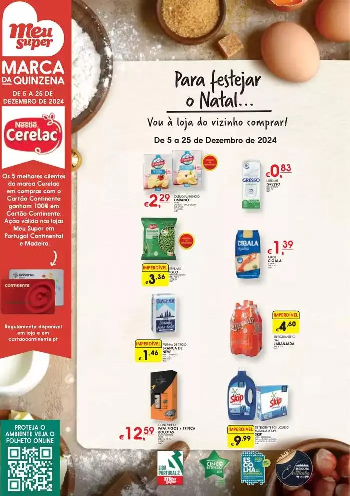 Folheto Ofertas exclusivas para os nossos clientes de 6 de dezembro até 25 de dezembro 2024 - Pagina 1