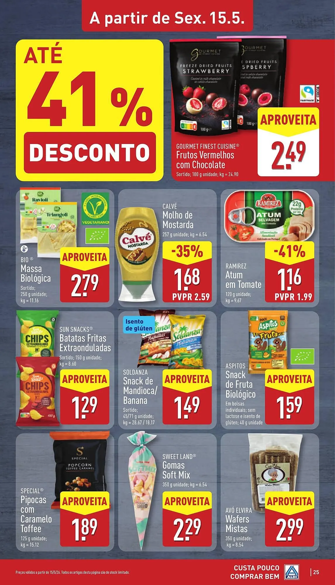 Folheto Folheto ALDI de 11 de maio até 17 de maio 2026 - Pagina 25