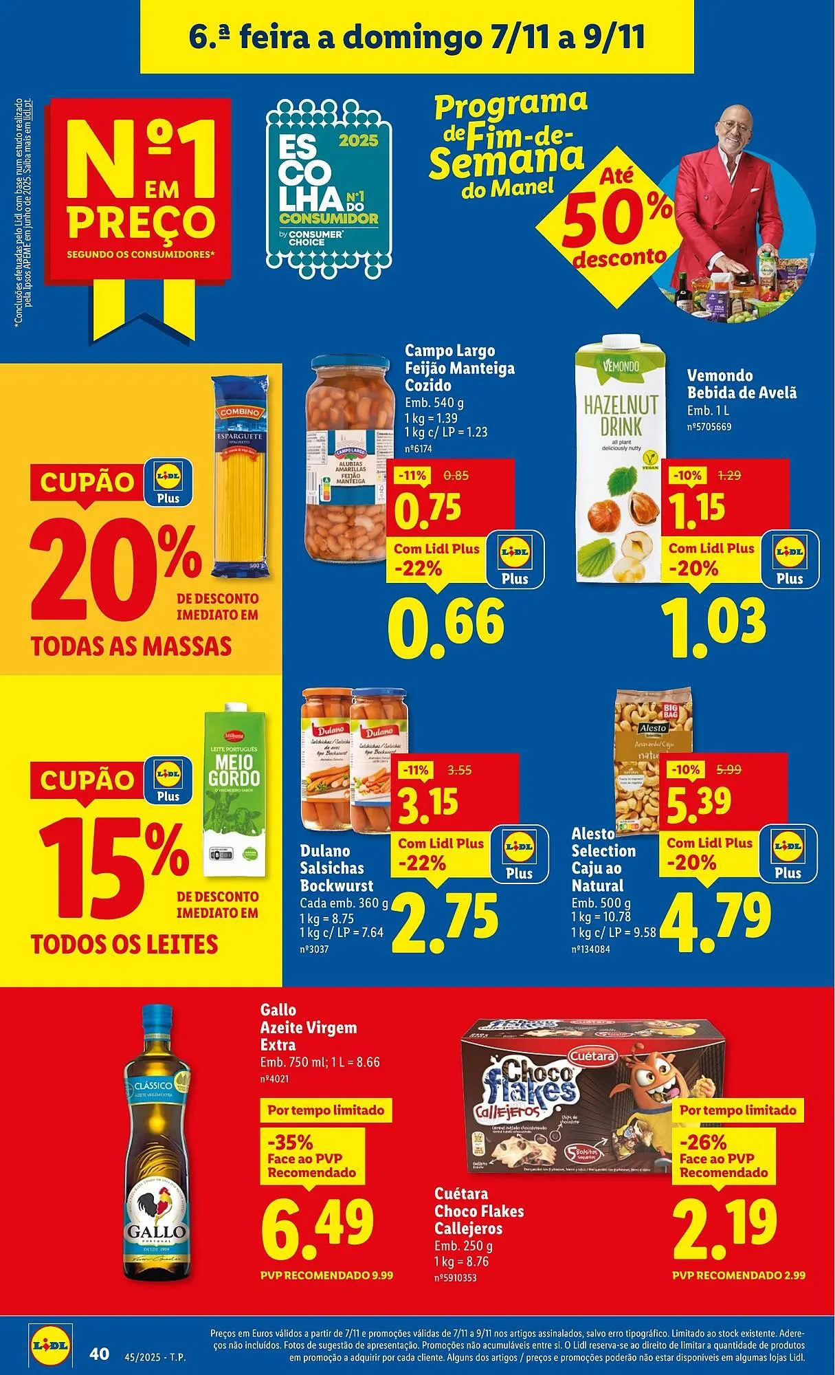 Folheto Folheto Lidl de 3 de novembro até 9 de novembro 2025 - Pagina 40