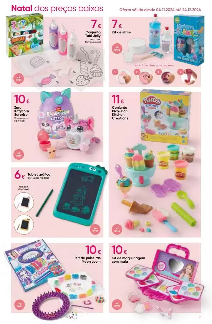 Folheto Catalogo de natal de 4 de novembro até 24 de dezembro 2024 - Pagina 9