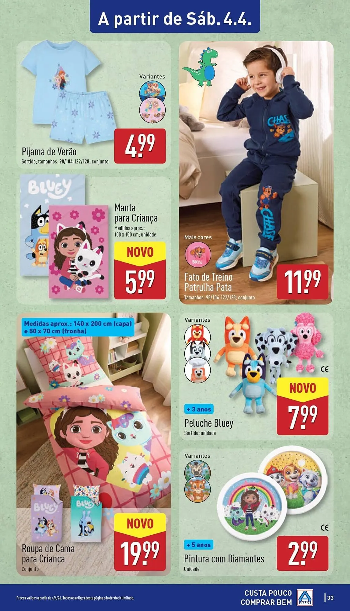 Folheto Folheto ALDI de 30 de março até 5 de abril 2026 - Pagina 33