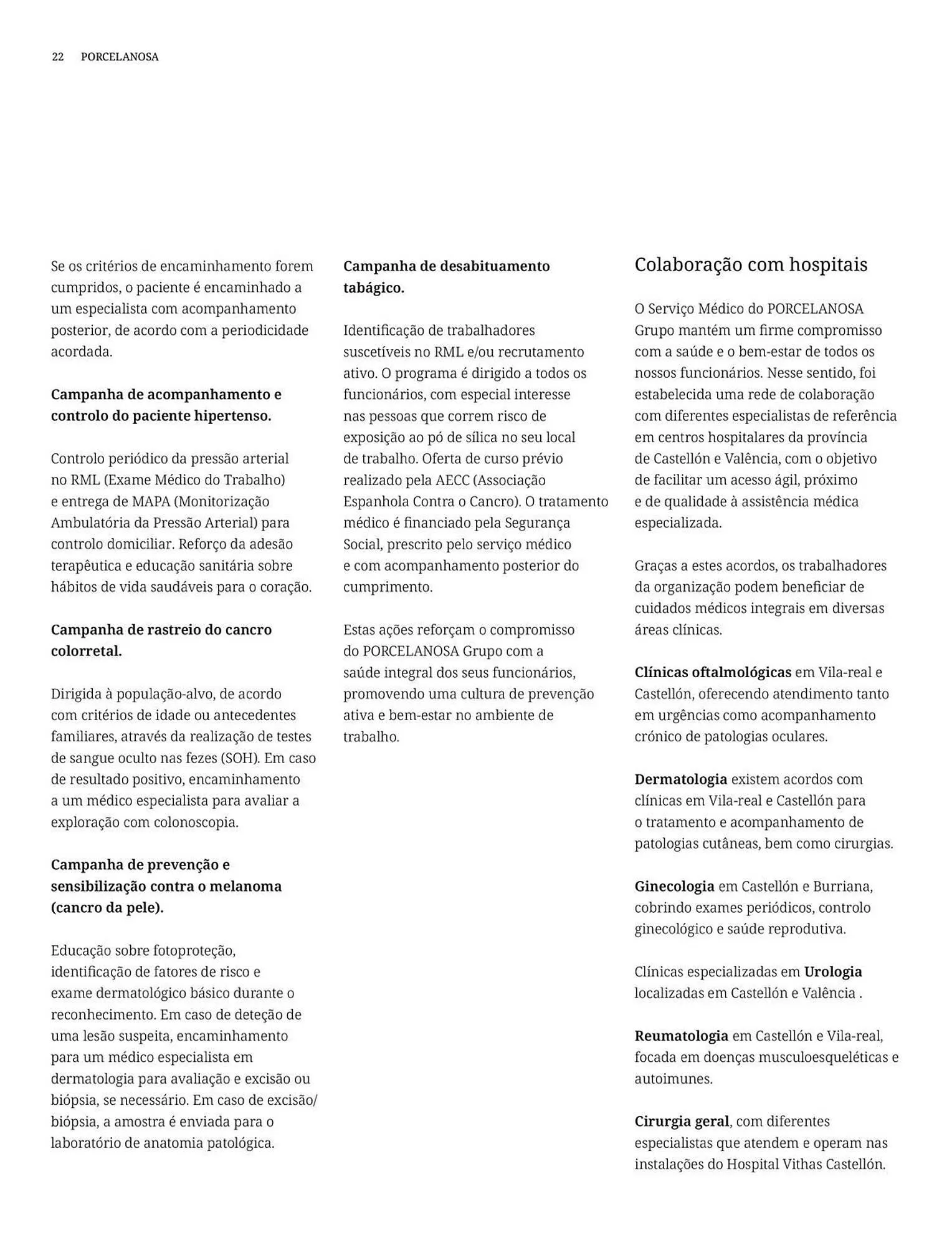 Folheto Catálogo Porcelanosa de 7 de janeiro até 31 de dezembro 2026 - Pagina 22