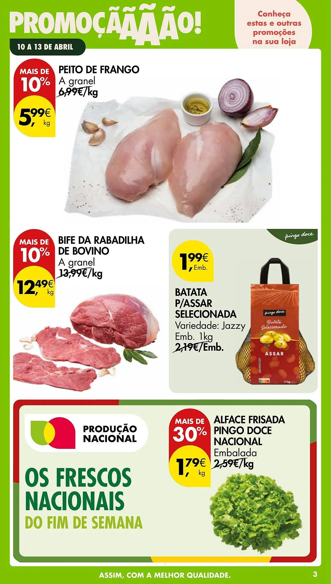 Folheto Folheto Pingo Doce de 10 de abril até 13 de abril 2026 - Pagina 3