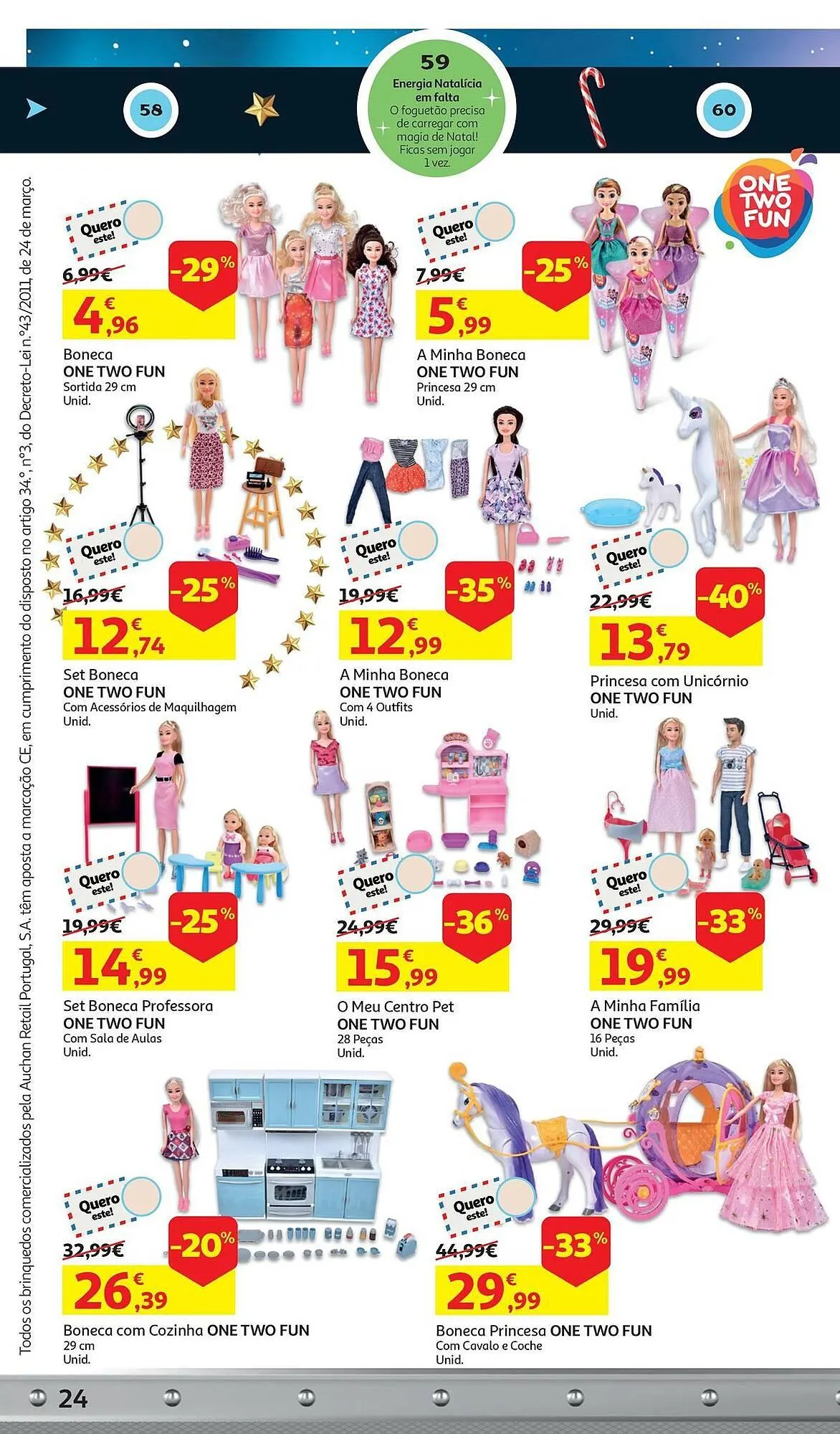 Folheto Folheto Auchan de 5 de novembro até 9 de dezembro 2025 - Pagina 24