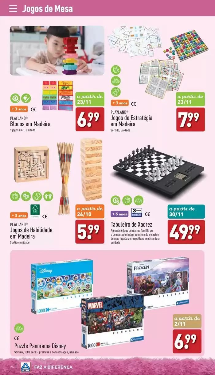 Folheto Folheto Aldi ! de 26 de outubro até 17 de dezembro 2024 - Pagina 26