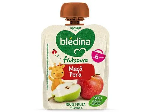 saqueta bledina maçã e pêra 85g