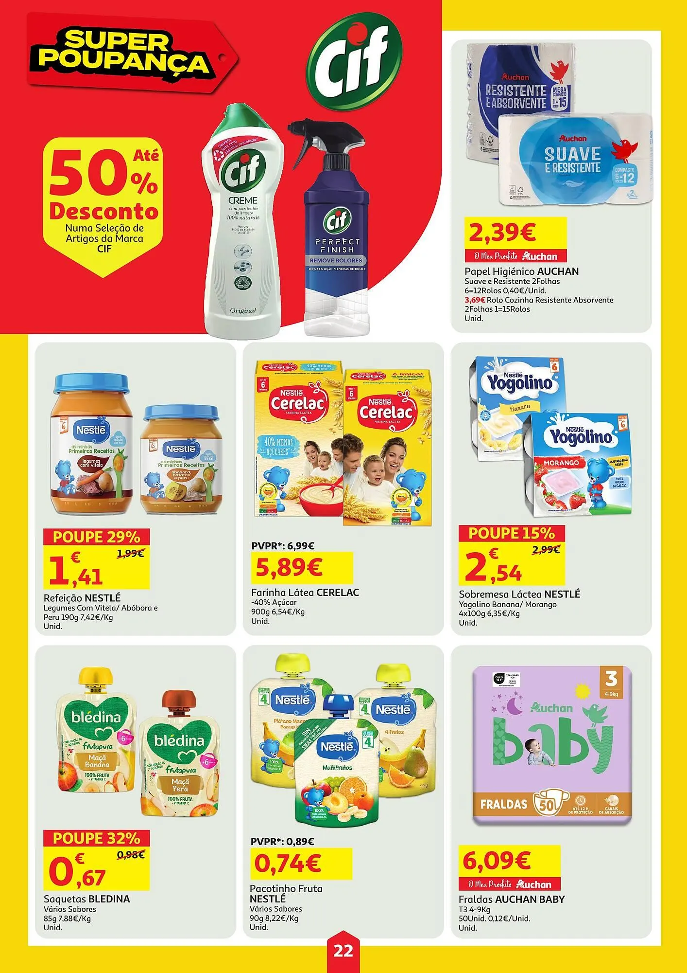 Folheto Folheto Auchan de 27 de março até 2 de abril 2025 - Pagina 22