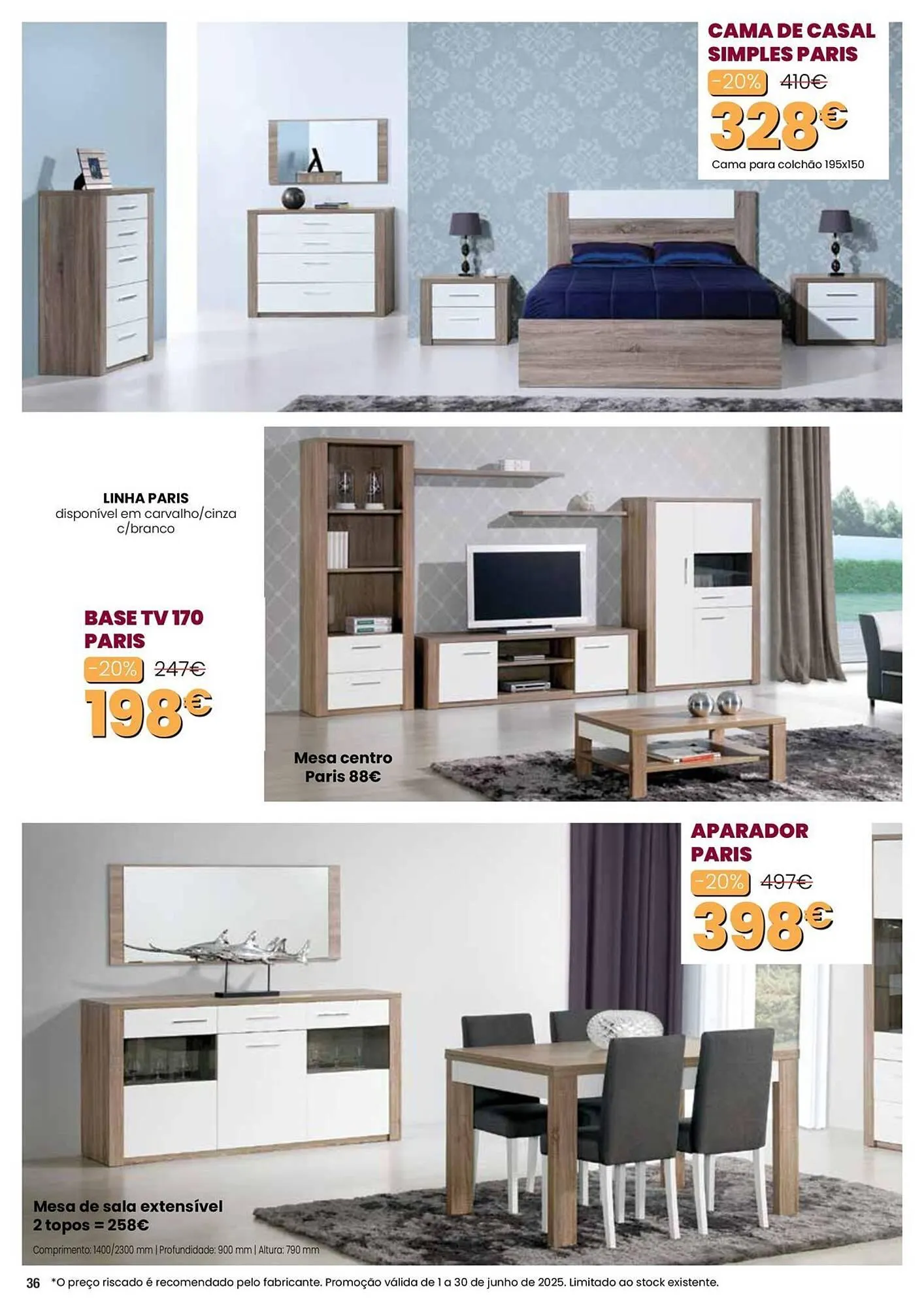 Folheto Folheto Hiper Centro do Móvel de 3 de junho até 30 de junho 2025 - Pagina 36