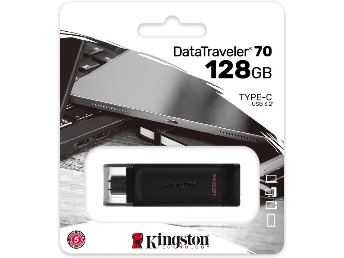 Pen USB KINGSTON DataTraveler 70 (USB-C 3.2 - 128 GB)