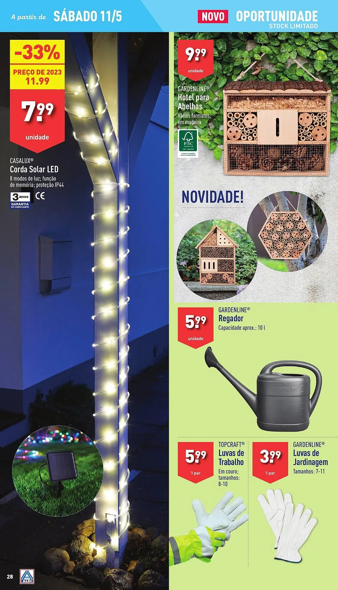 Folheto Folheto ALDI de 8 de maio até 14 de maio 2024 - Pagina 28