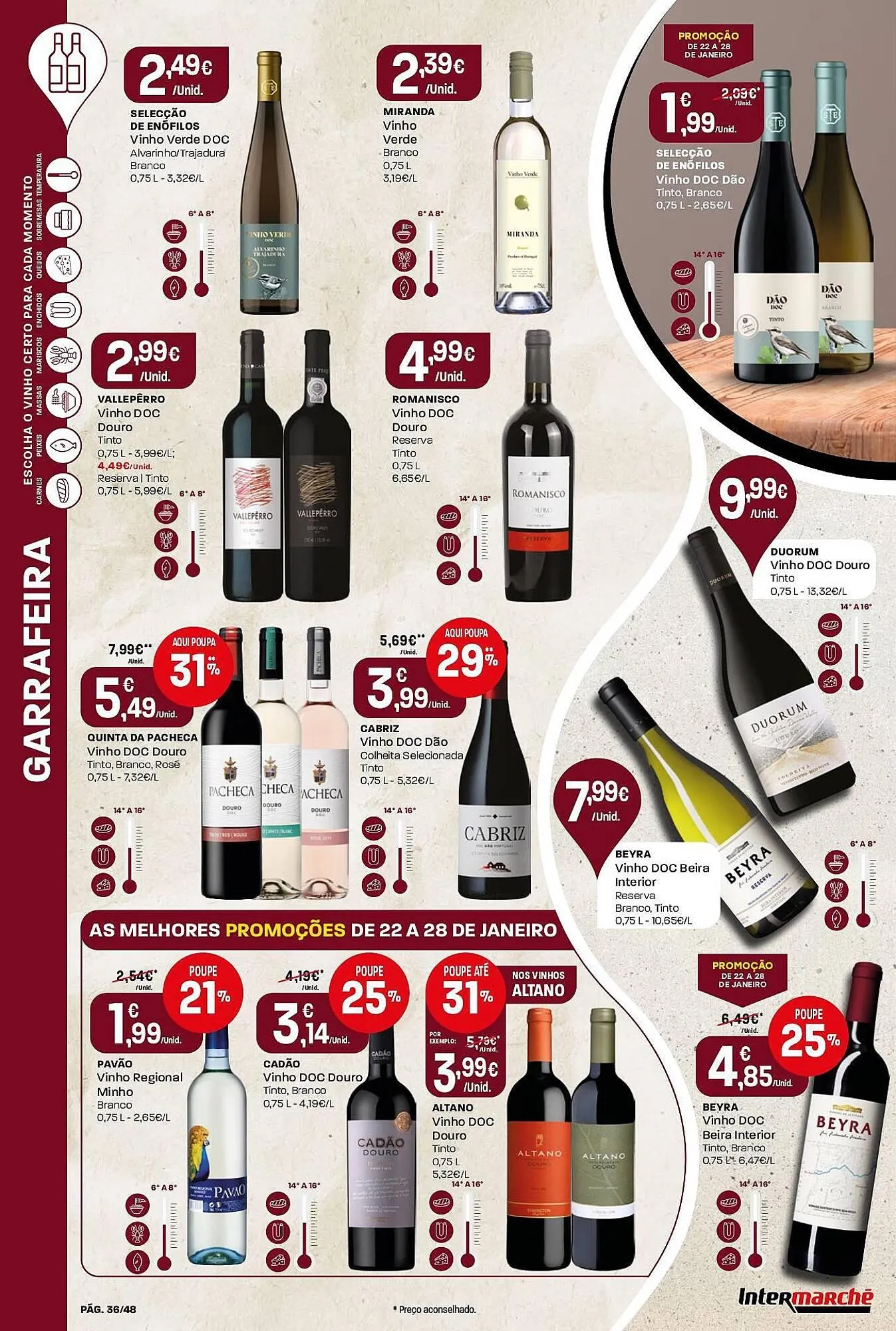 Folheto Folheto Intermarché de 22 de janeiro até 28 de janeiro 2026 - Pagina 36