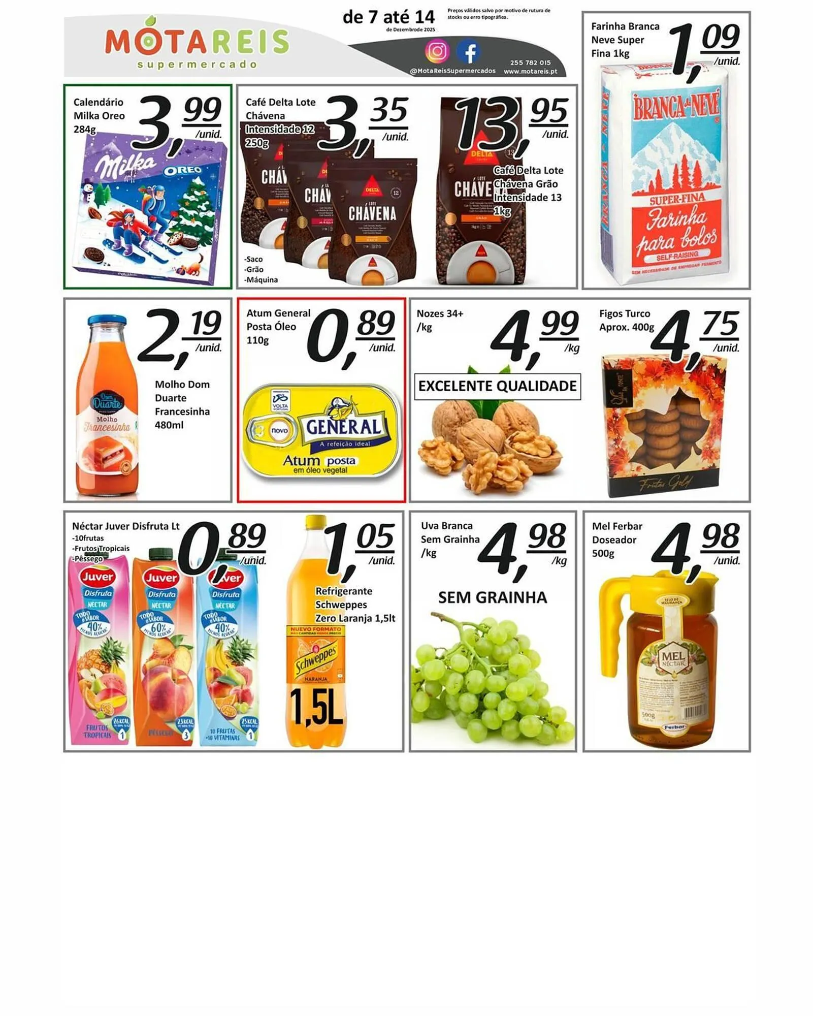 Folheto Folheto Mota Reis de 9 de dezembro até 14 de dezembro 2025 - Pagina 1