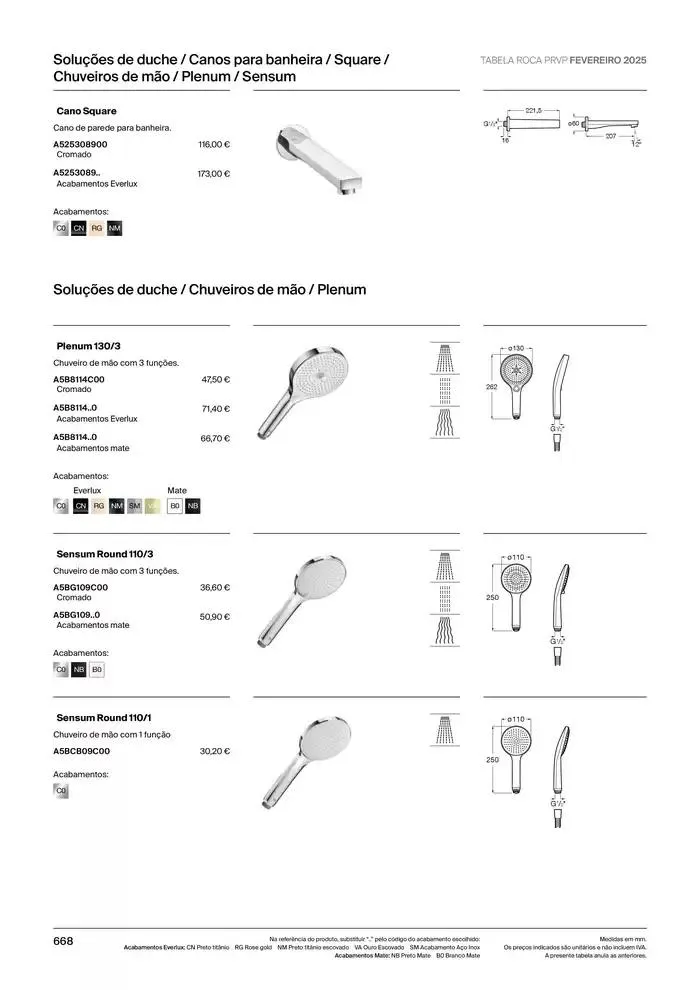 Folheto Soluções de Banho  de 6 de janeiro até 31 de dezembro 2025 - Pagina 670