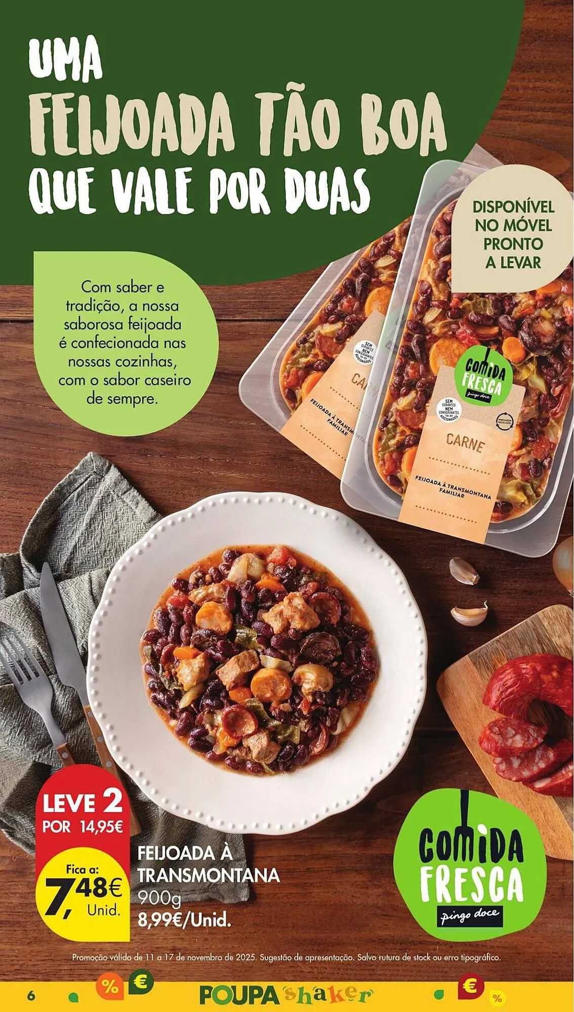 Folheto Folheto Pingo Doce de 11 de novembro até 17 de novembro 2025 - Pagina 6