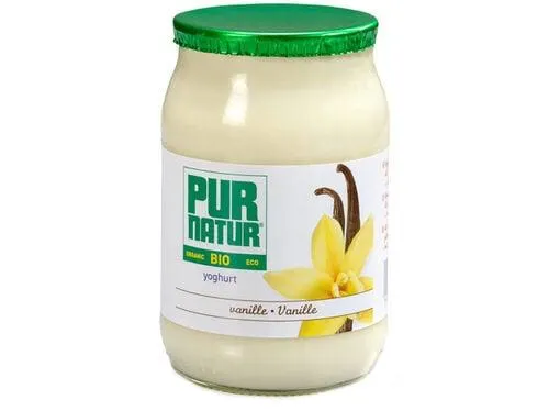 iogurte pur natur biológico aroma de baunilha 150g