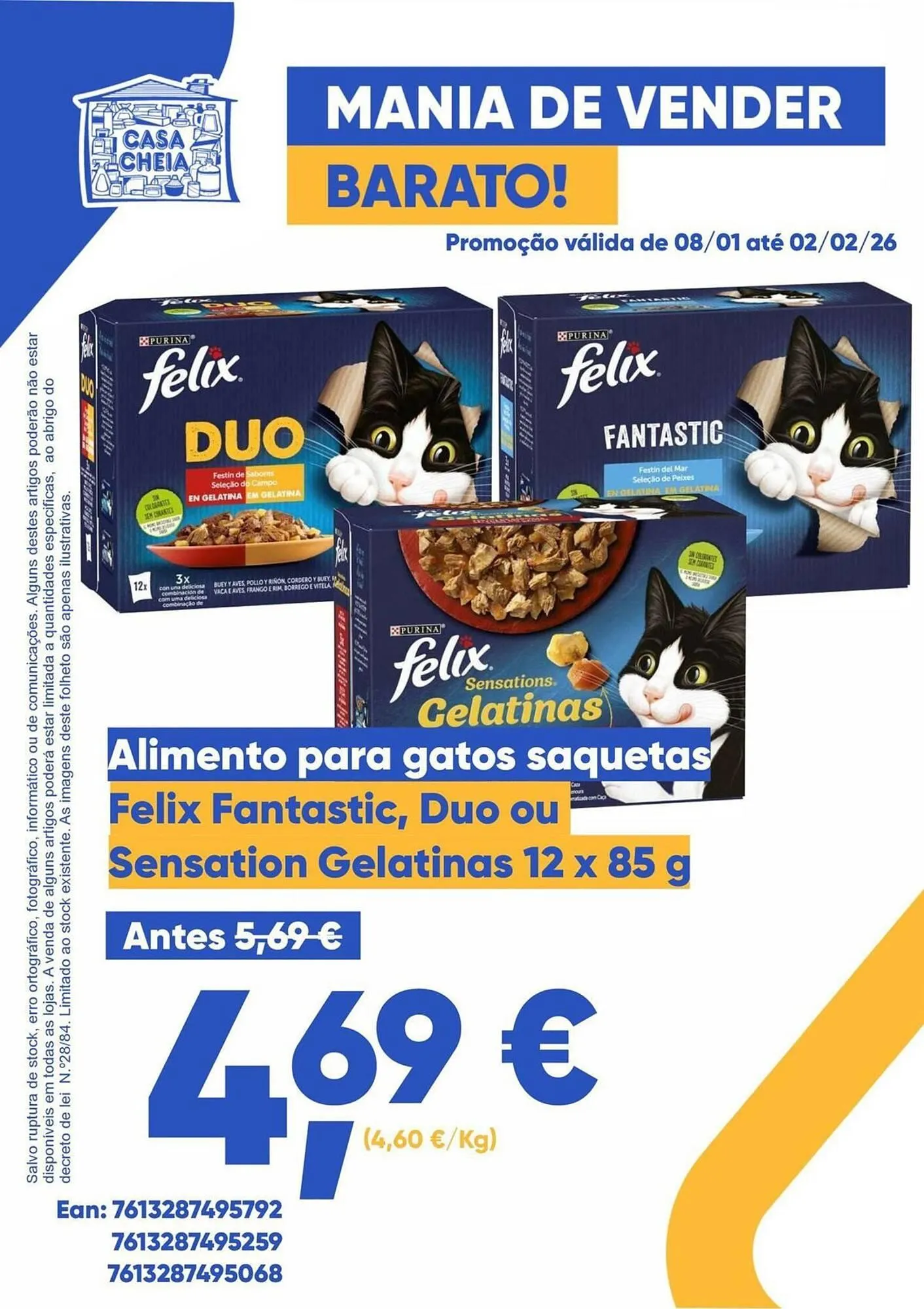 Folheto Folheto Casa Cheia de 8 de janeiro até 2 de fevereiro 2026 - Pagina 1