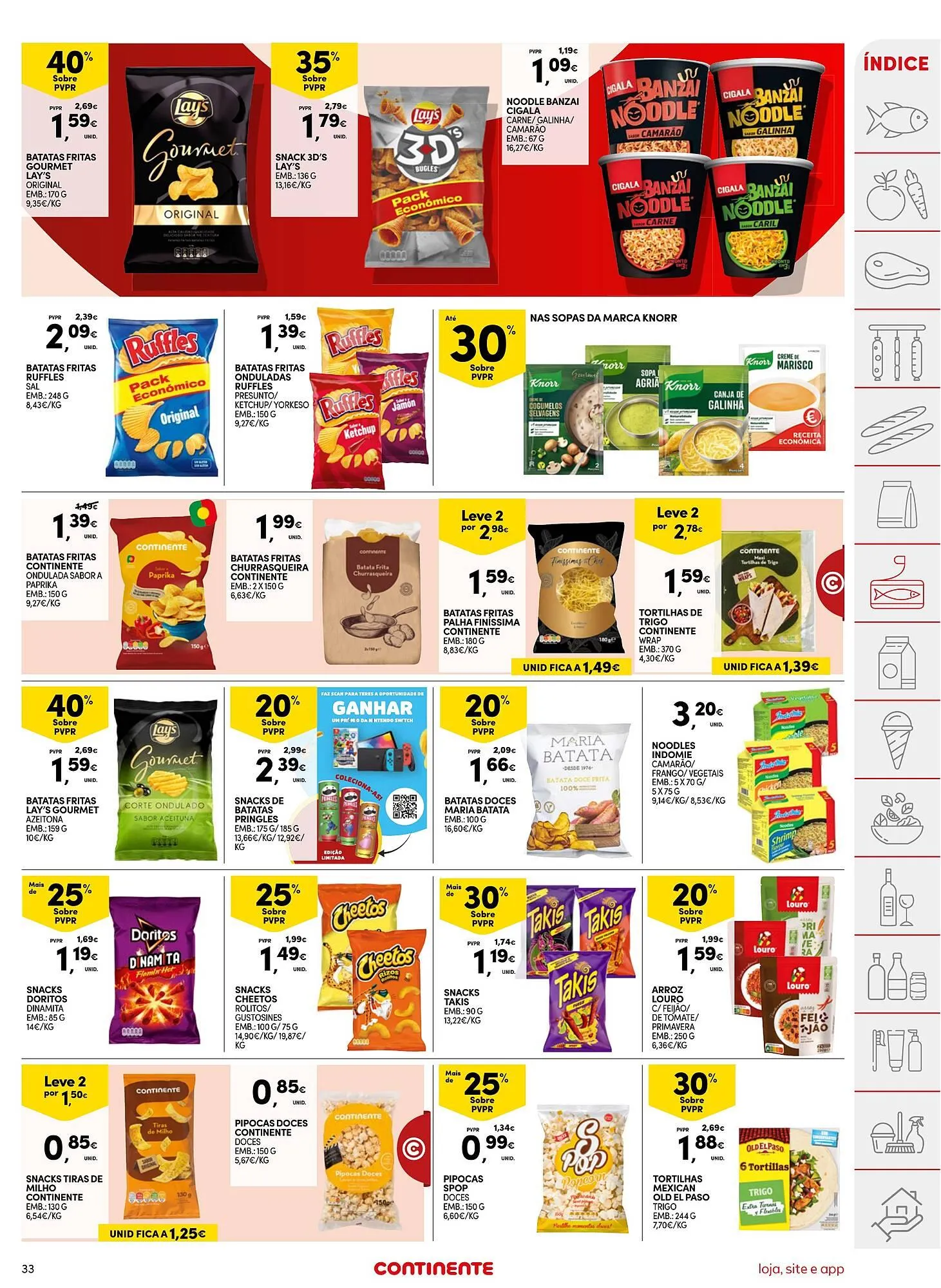 Folheto Folheto Continente de 25 de março até 31 de março 2025 - Pagina 33