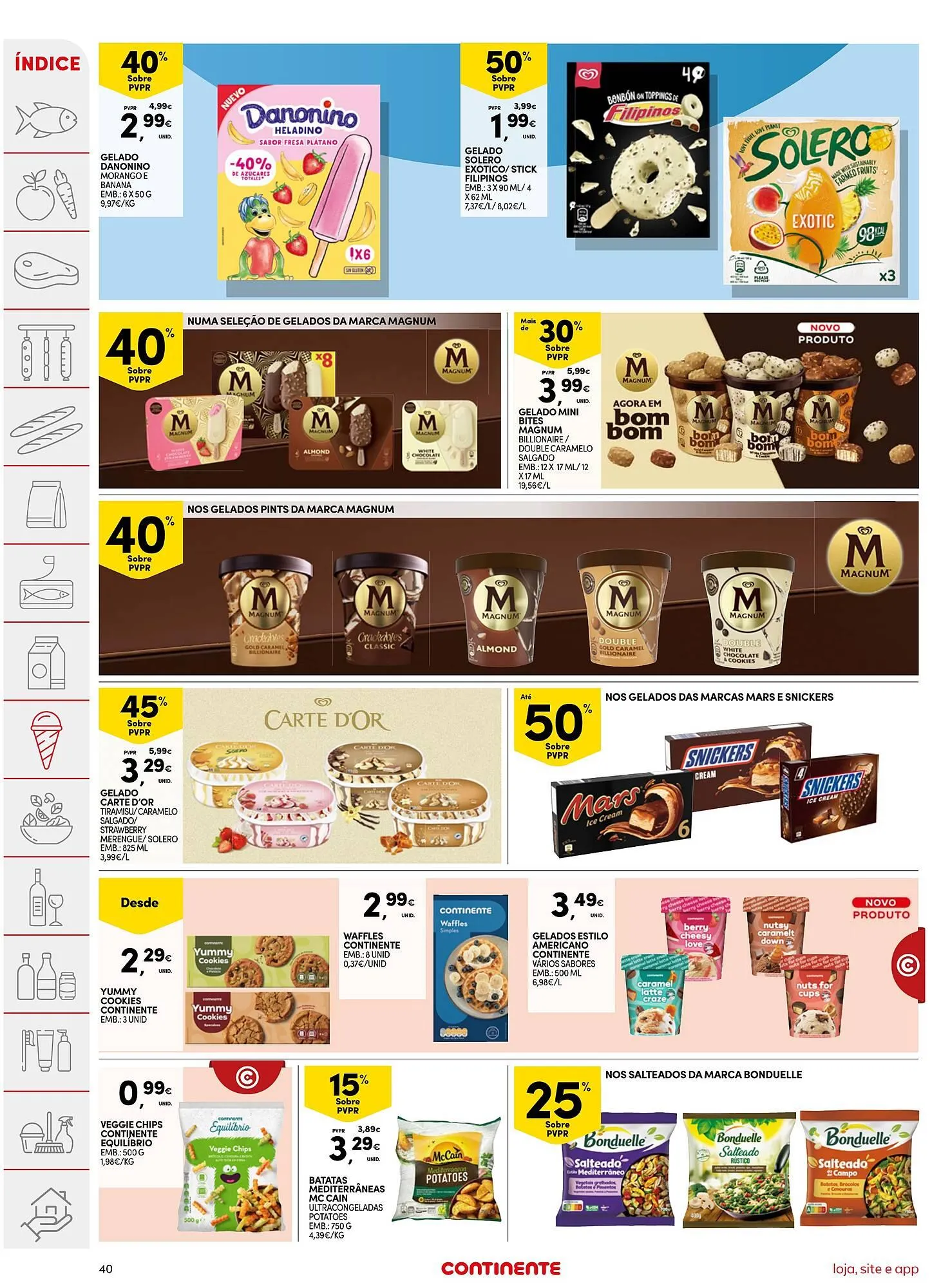 Folheto Folheto Continente de 10 de março até 16 de março 2026 - Pagina 40