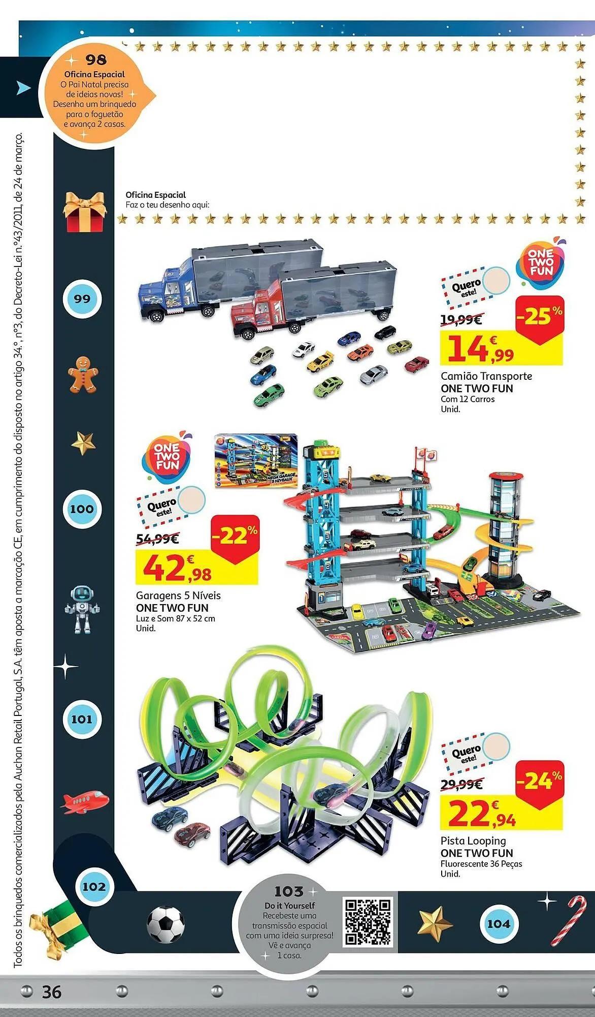 Folheto Folheto Auchan de 5 de novembro até 9 de dezembro 2025 - Pagina 36
