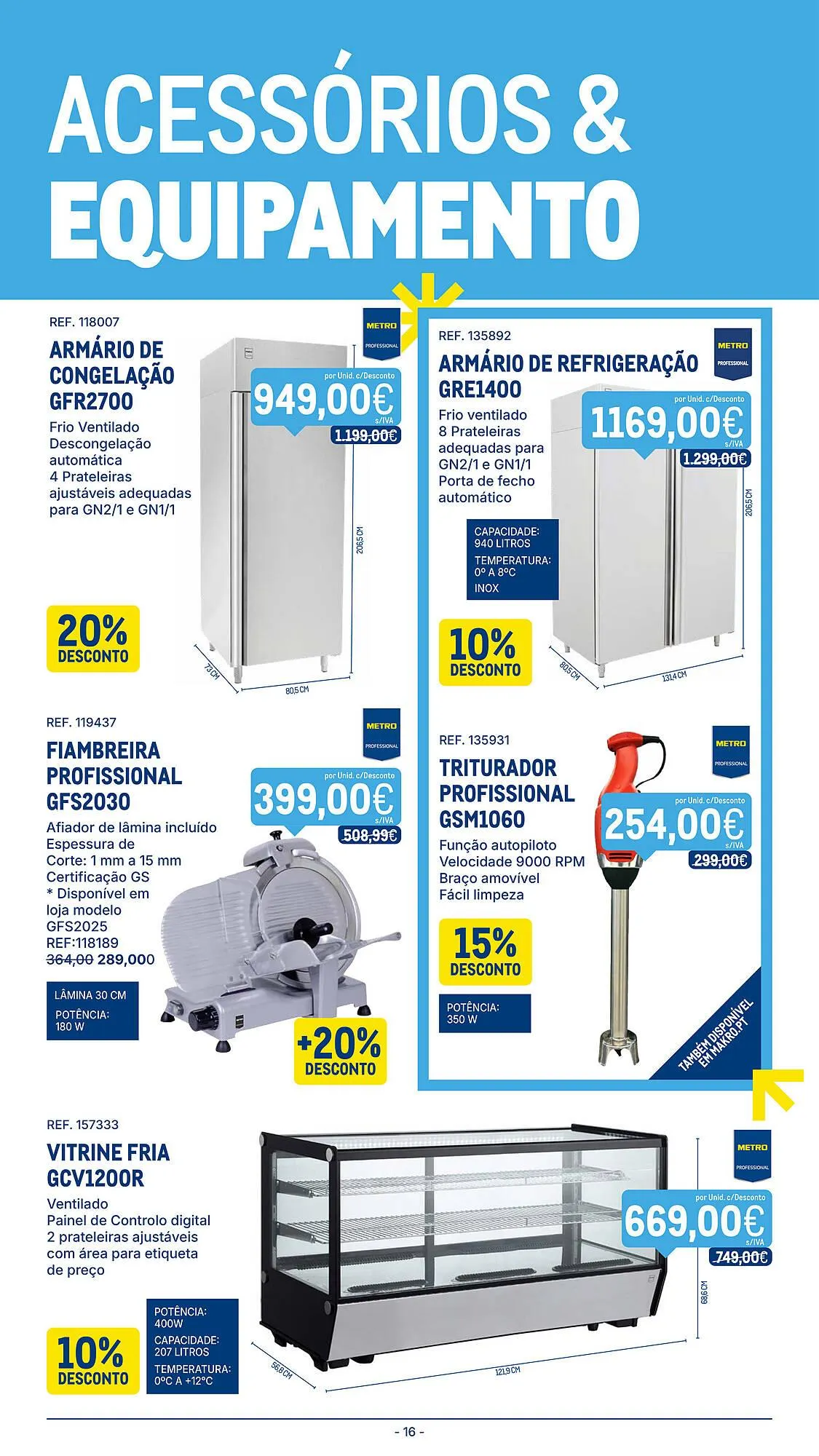 Folheto Folheto Makro de 29 de abril até 5 de maio 2025 - Pagina 16