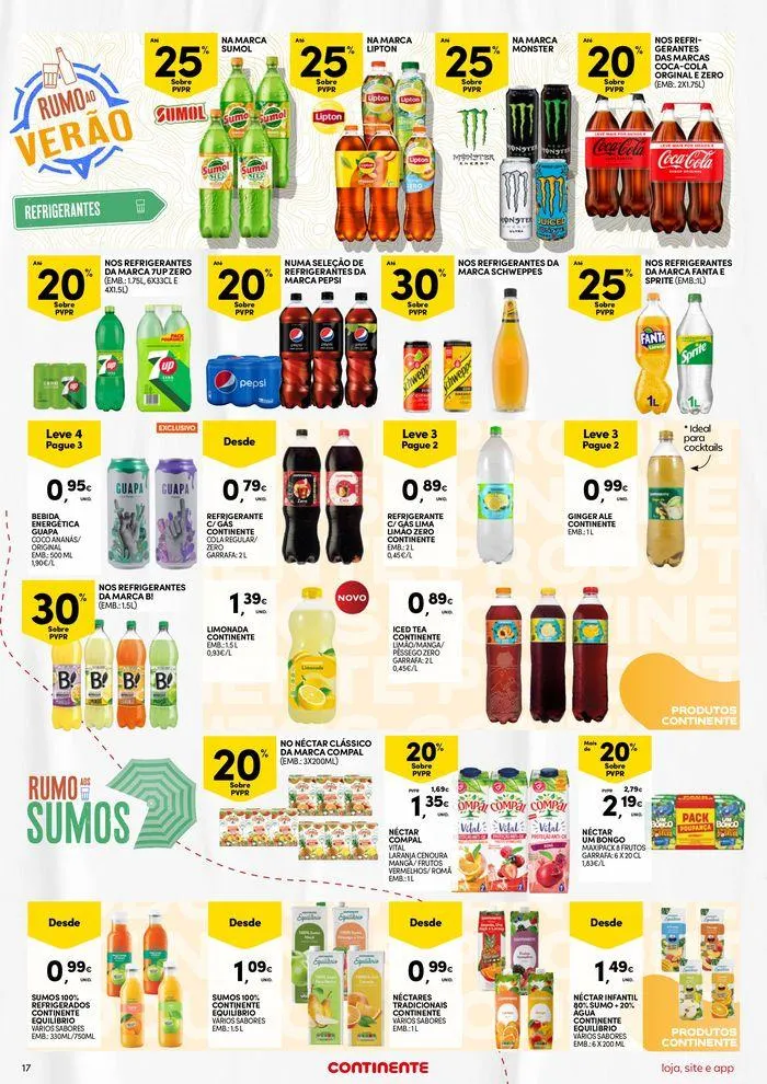 Folheto Continente Bom Dia: É de quem não se poupa de poupar de 8 de agosto até 12 de agosto 2024 - Pagina 17