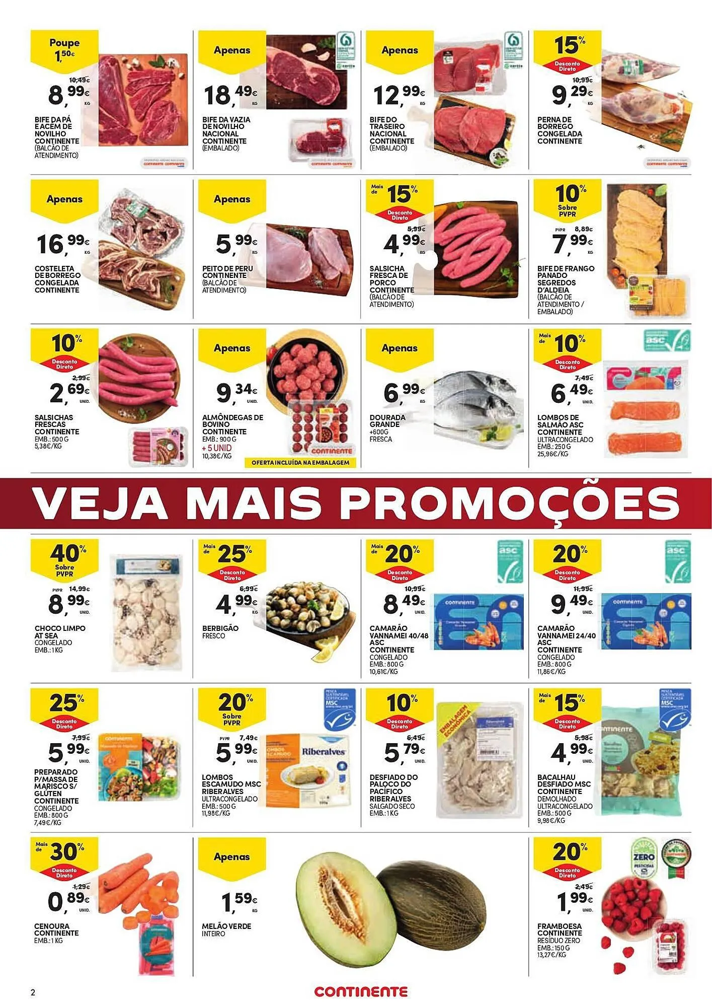 Folheto Folheto Continente Fim de Semana de 26 de abril até 29 de abril 2024 - Pagina 2