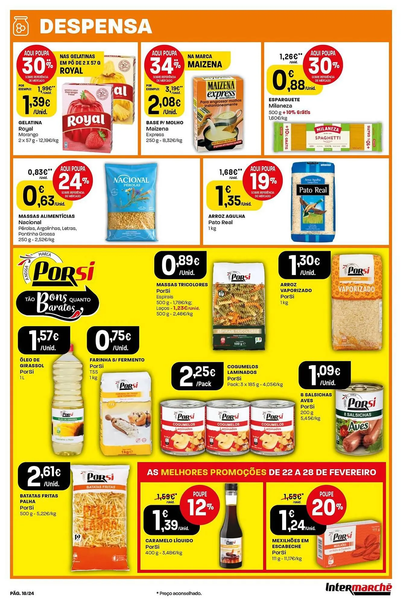 Folheto Folheto Intermarché de 22 de fevereiro até 28 de fevereiro 2024 - Pagina 16
