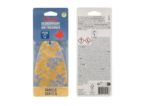 ambientador auto auchan baunilha