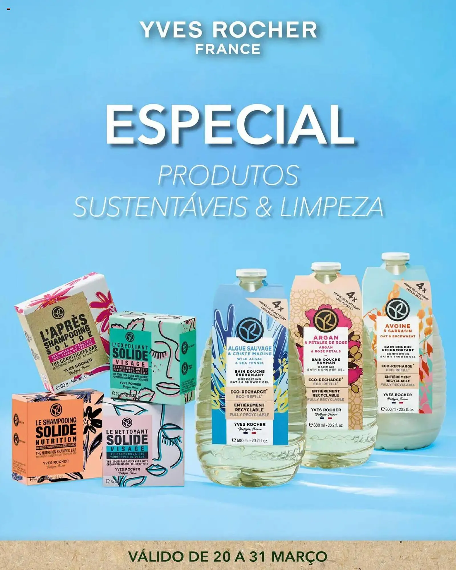 Folheto Folheto Yves Rocher de 20 de março até 31 de março 2025 - Pagina 1