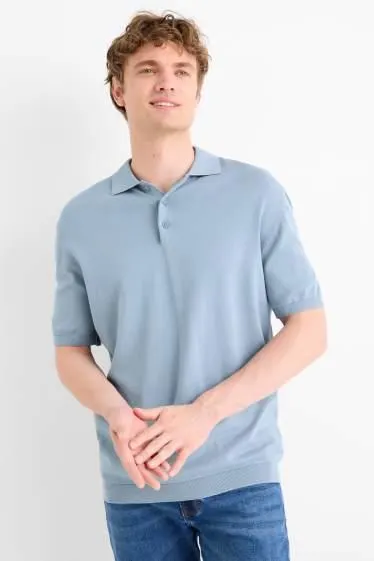 Knitted polo shirt - regular fit