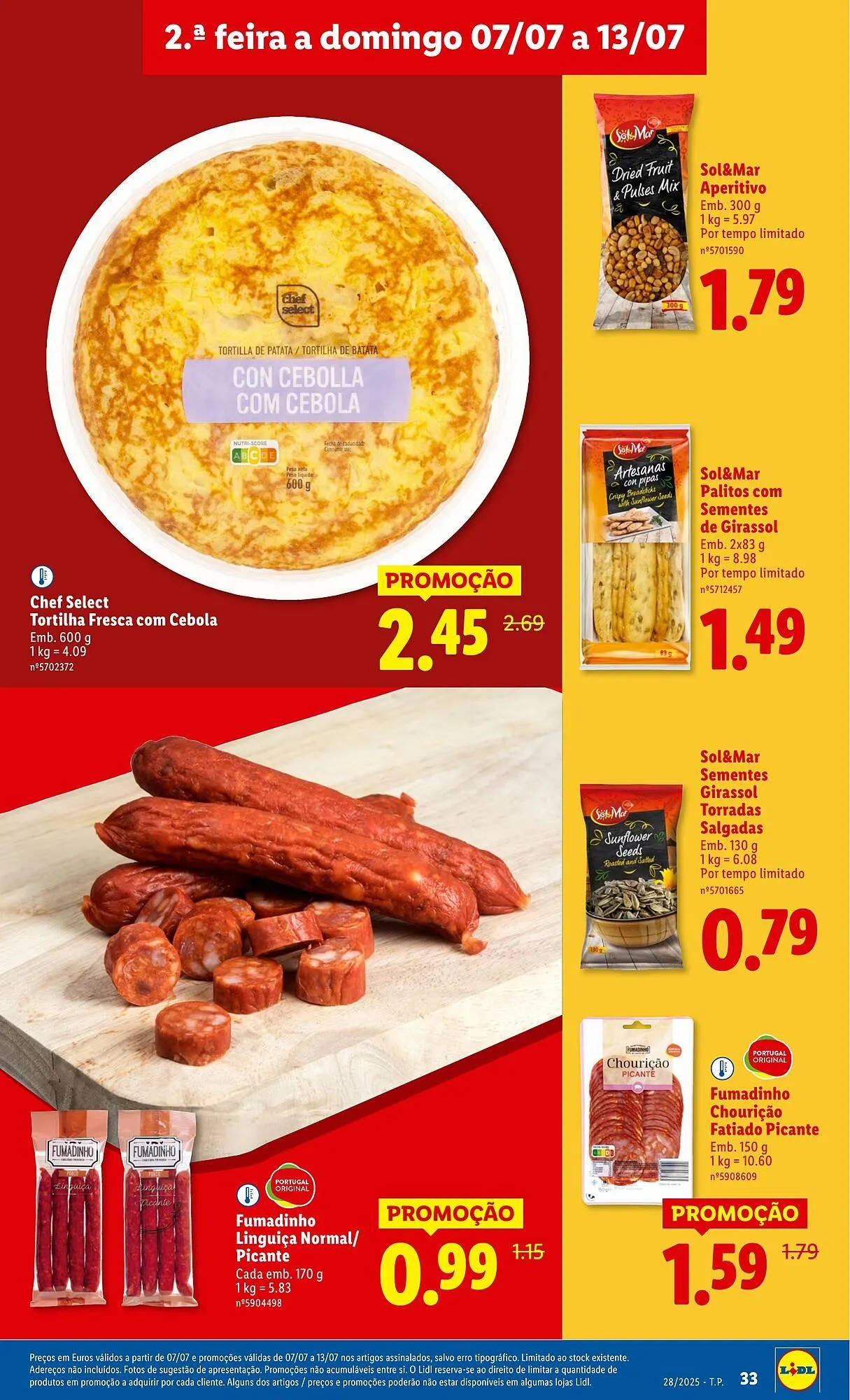 Folheto Folheto Lidl de 7 de julho até 13 de julho 2025 - Pagina 33
