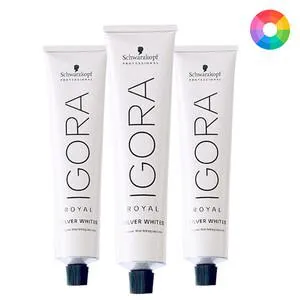 SCHWARZKOPF COLORAÇÃO IGORA ROYAL ABSOLUTES SILVER WHITES
