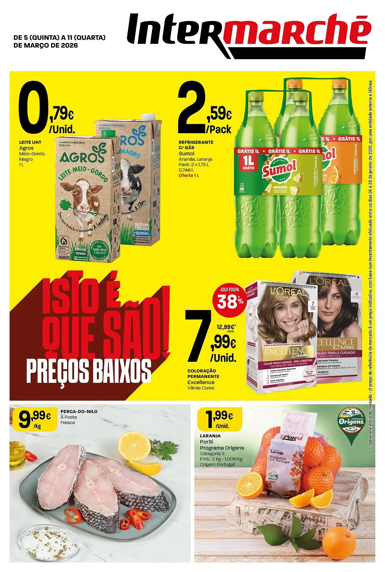 Folheto Folheto Intermarché de 5 de março até 11 de março 2026 - Pagina 1