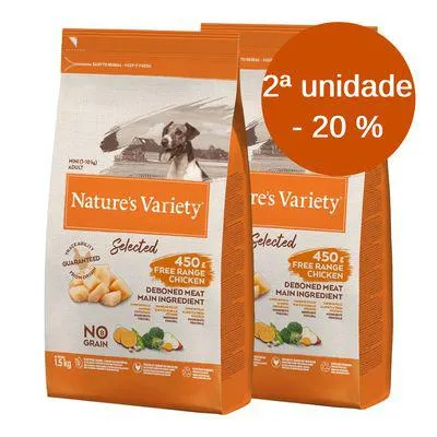 Nature's Variety ração para cães em promoção: 2ª ud. a -20 %