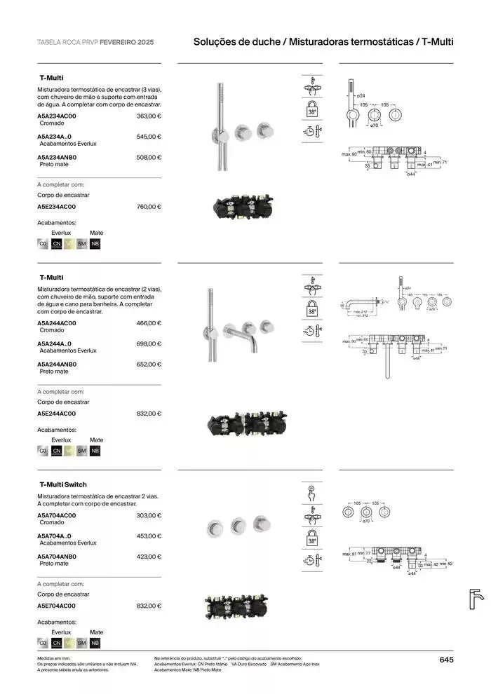 Folheto Soluções de Banho  de 6 de janeiro até 31 de dezembro 2025 - Pagina 647