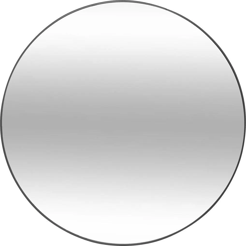 Espelho de parede ALICE redondo preto 110cm