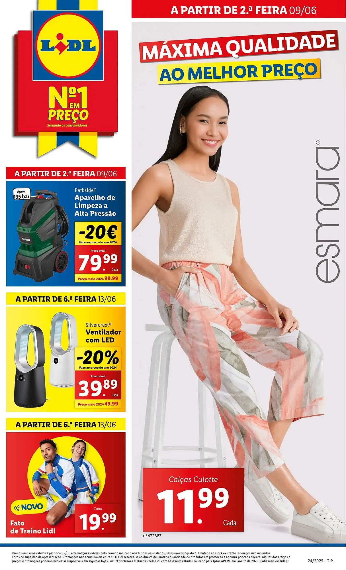 Folheto Folheto Lidl de 9 de junho até 15 de junho 2025 - Pagina 1