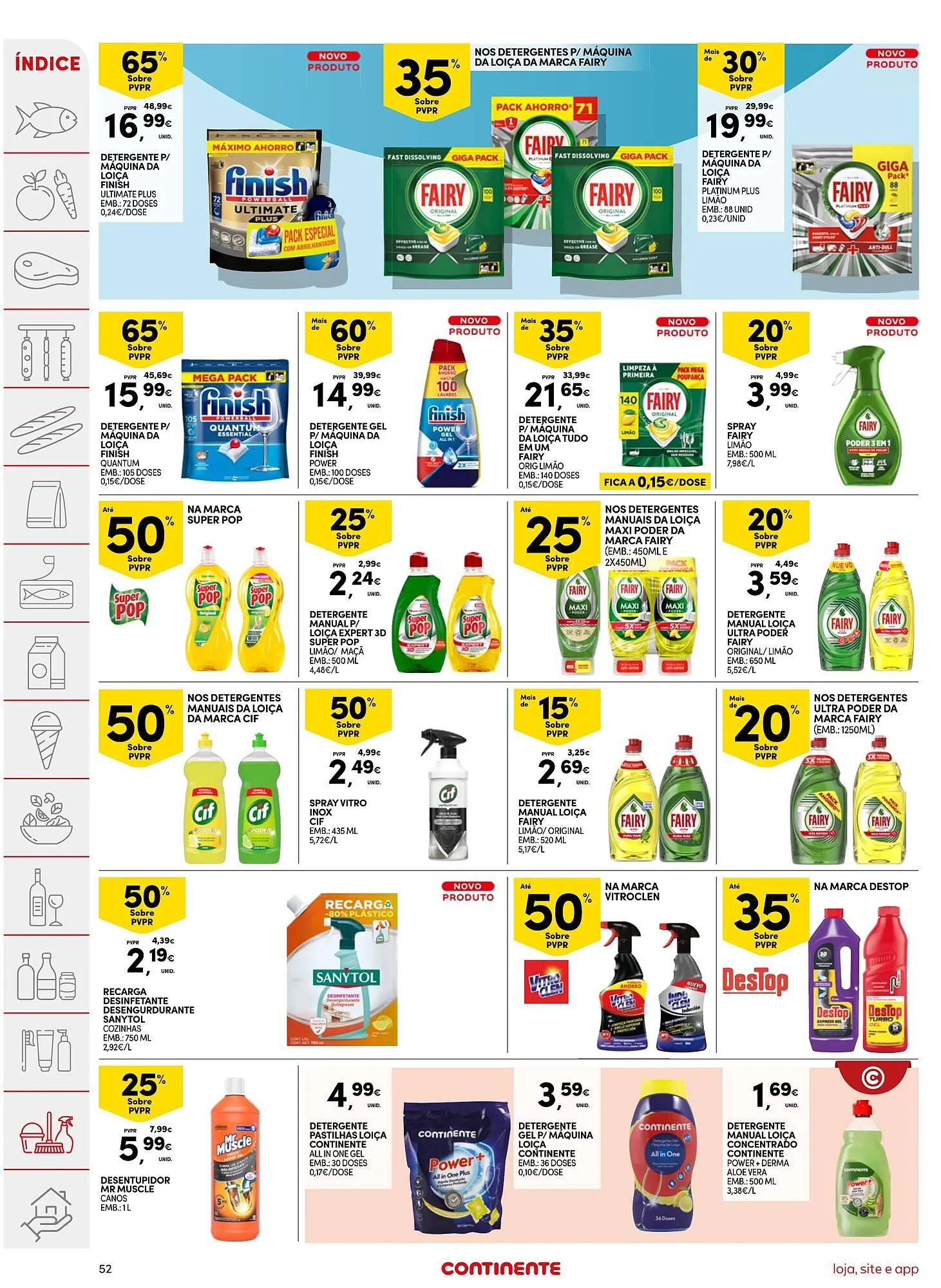 Folheto Folheto Continente de 10 de março até 16 de março 2026 - Pagina 52