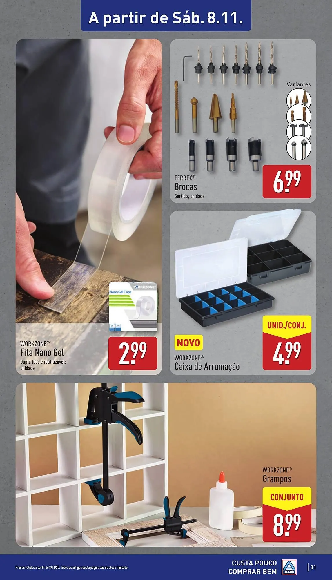 Folheto Folheto ALDI de 3 de novembro até 9 de novembro 2025 - Pagina 31