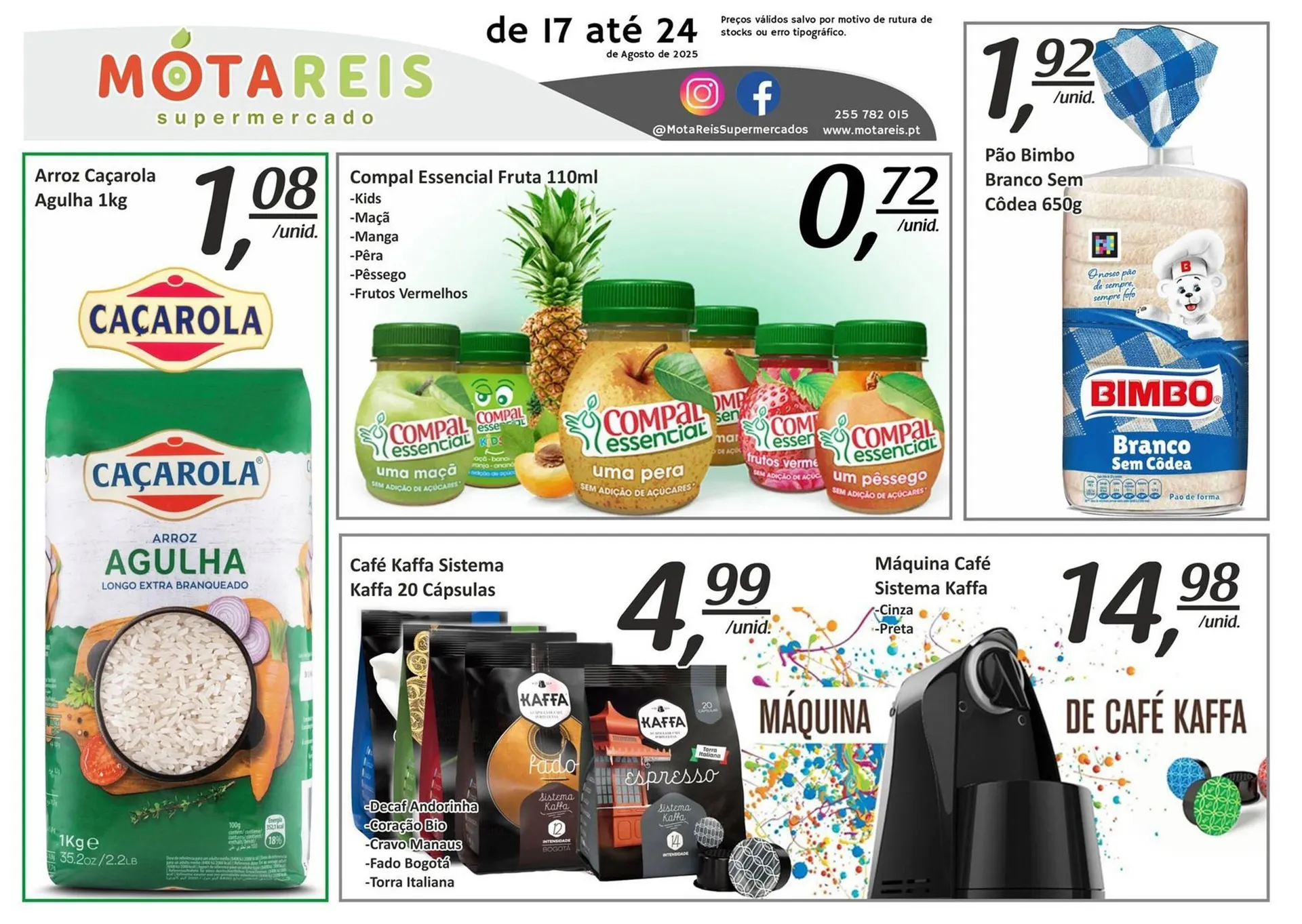 Folheto Mota Reis - 1