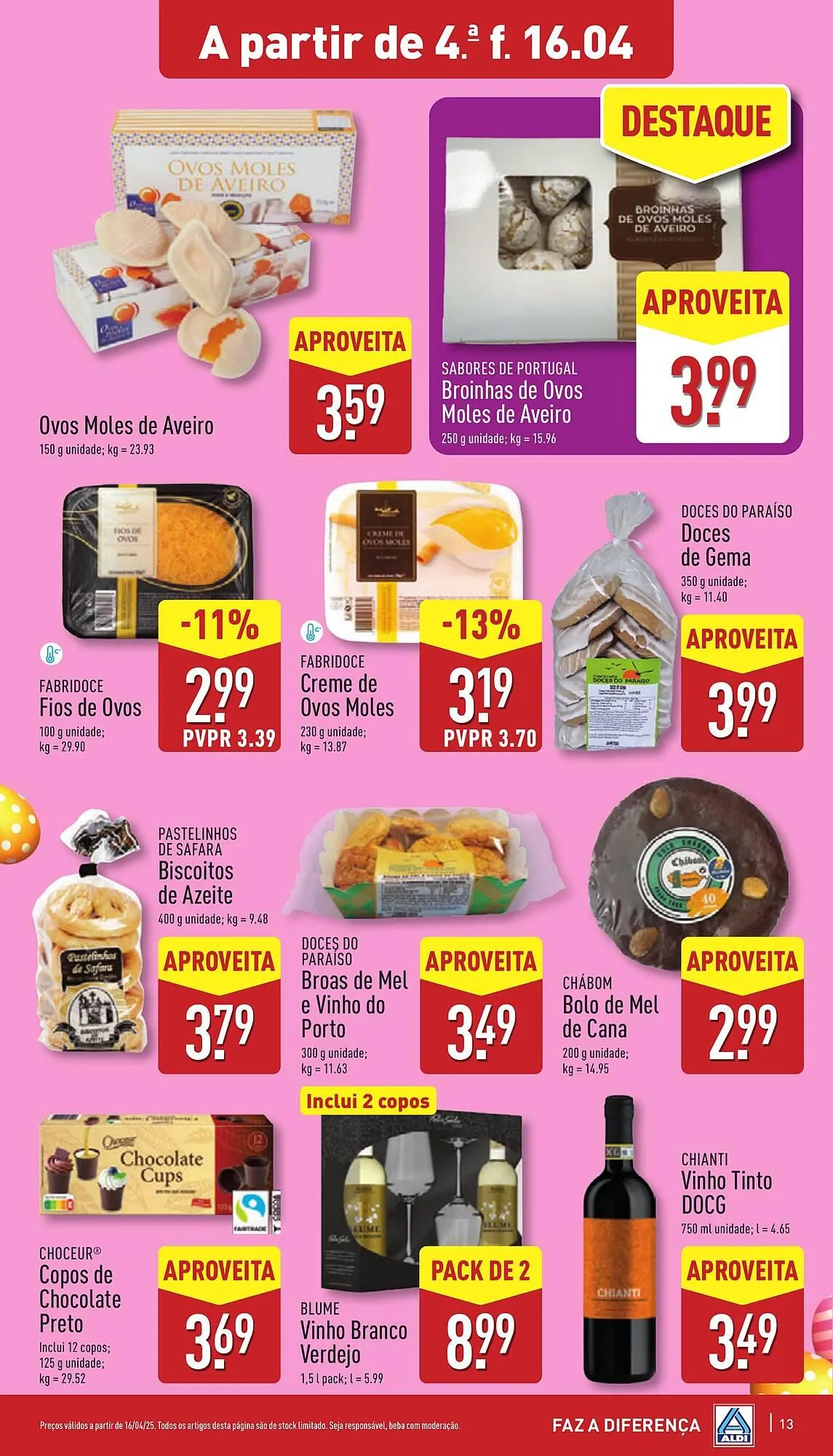 Folheto Folheto ALDI de 16 de abril até 22 de abril 2025 - Pagina 13