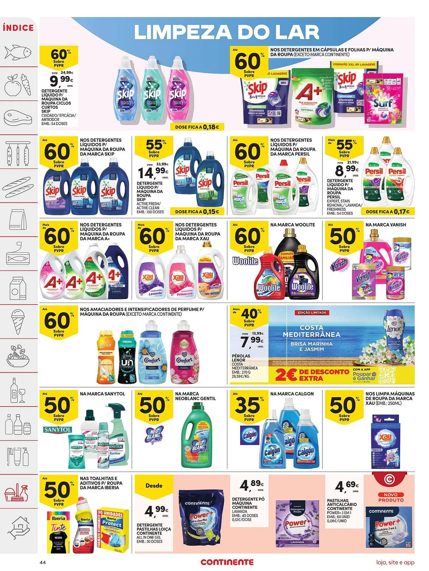 Folheto folheto Continente de 2 de setembro até 8 de setembro 2025 - Pagina 44