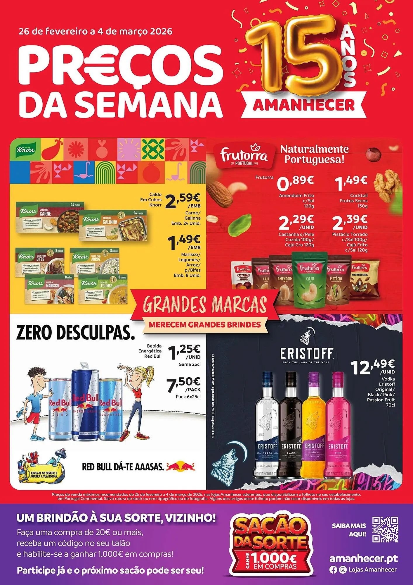 Folheto Folheto Amanhecer de 26 de fevereiro até 4 de março 2026 - Pagina 1