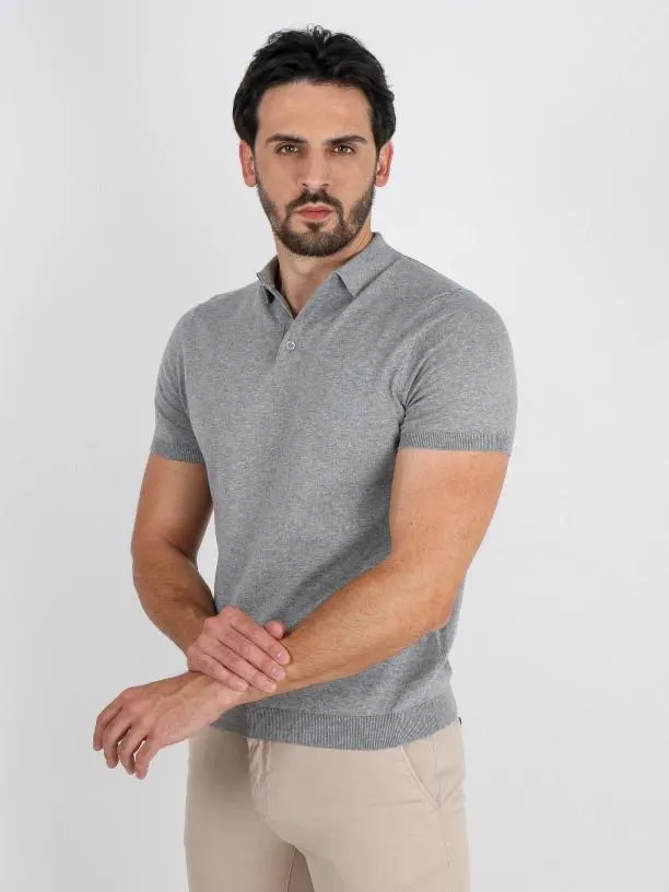 Polo de malha liso 100% algodão