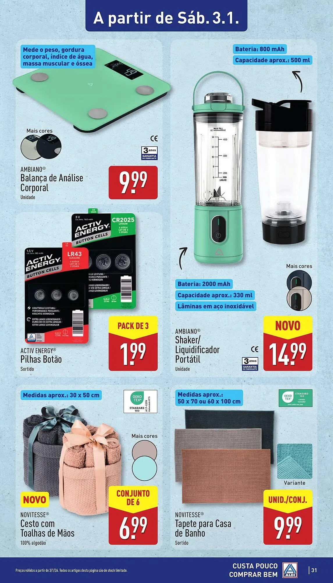 Folheto Folheto ALDI de 29 de dezembro até 4 de janeiro 2026 - Pagina 31