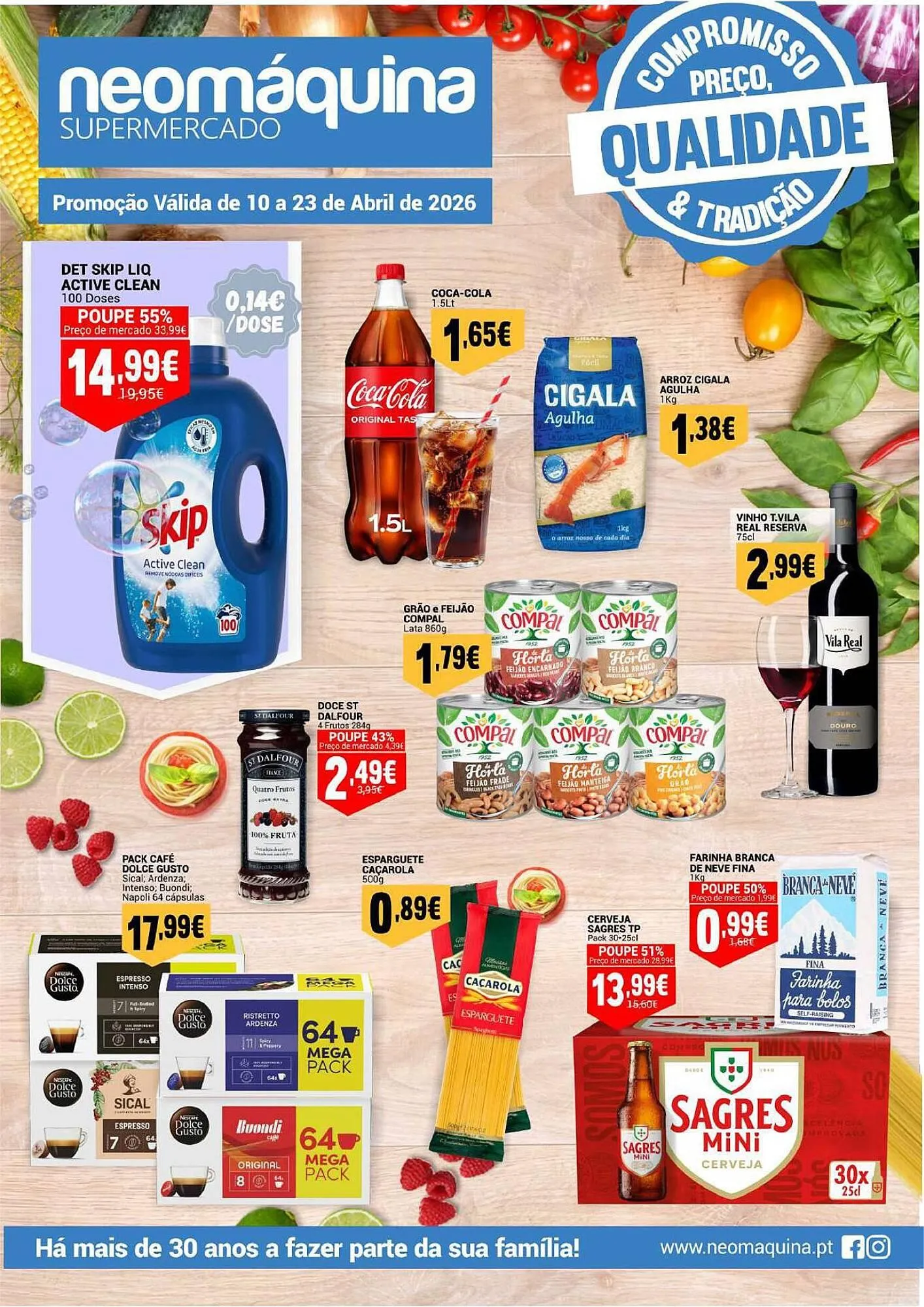 Folheto Folheto Neomáquina de 10 de abril até 23 de abril 2026 - Pagina 1