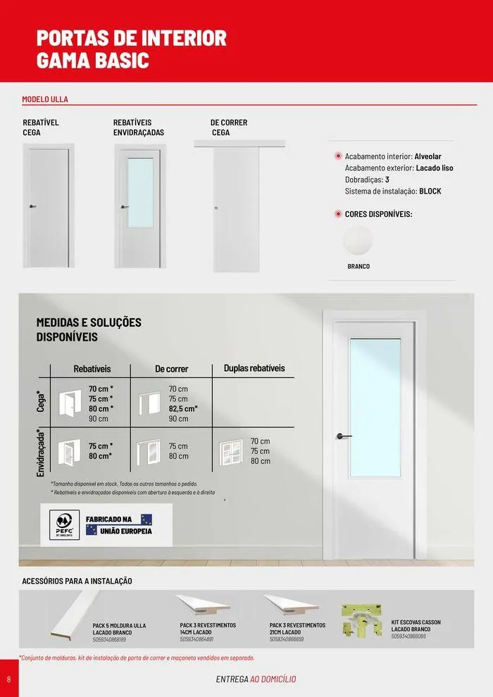 Folheto Catálogo de Portas e Janelas de 8 de agosto até 31 de dezembro 2024 - Pagina 8