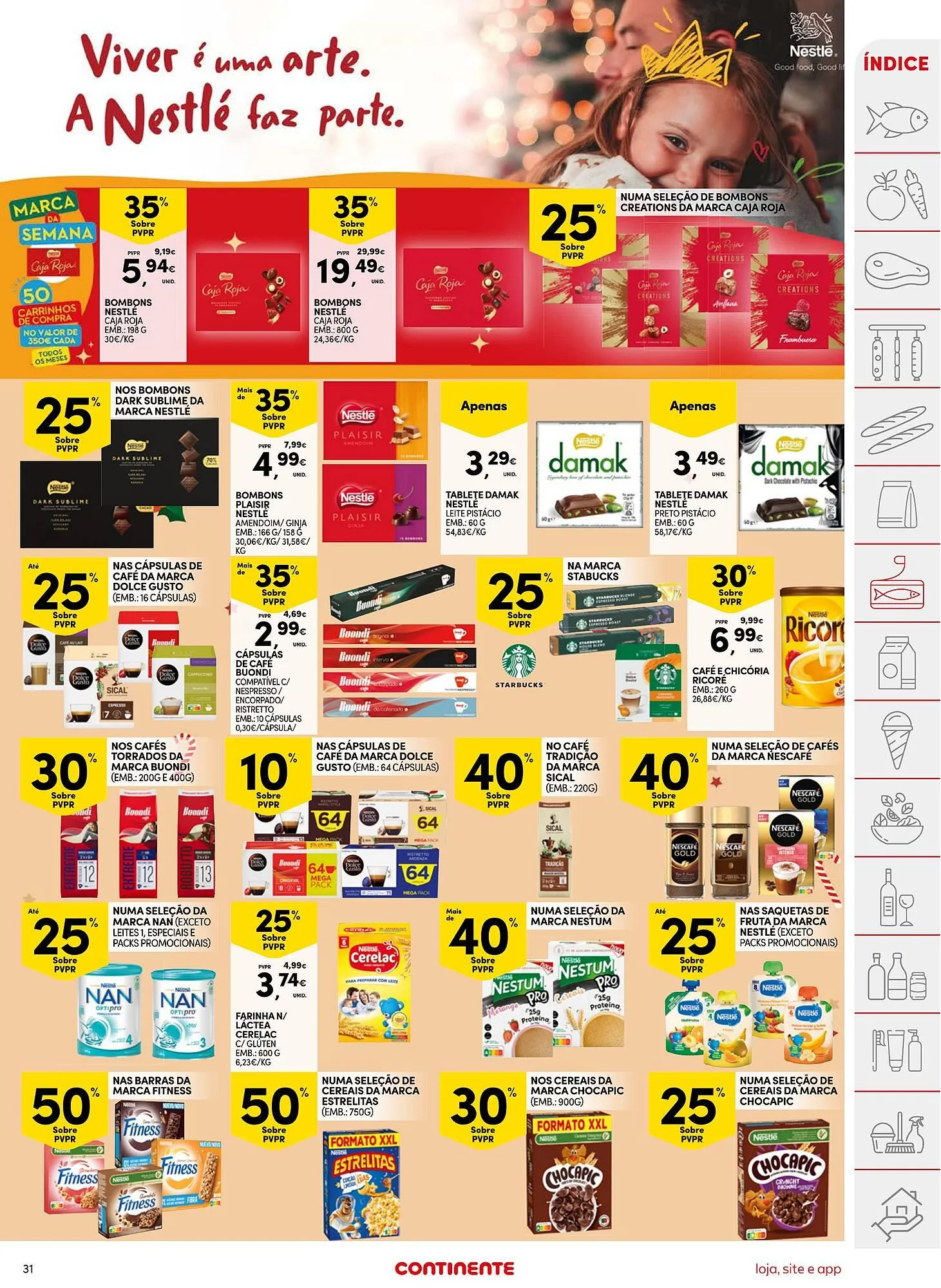 Folheto Folheto Continente de 16 de dezembro até 25 de dezembro 2025 - Pagina 31