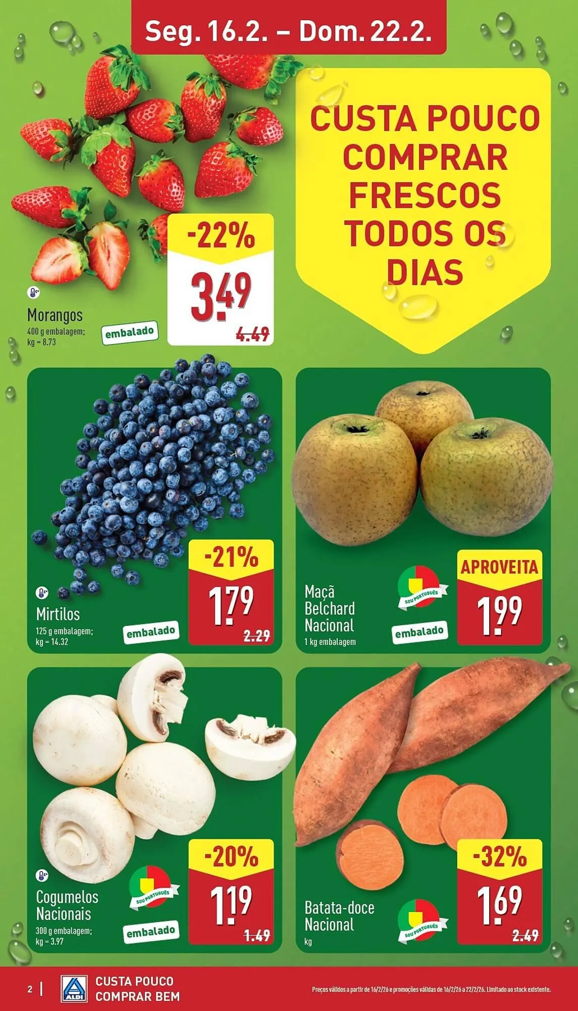 Folheto Folheto ALDI de 16 de fevereiro até 22 de fevereiro 2026 - Pagina 2